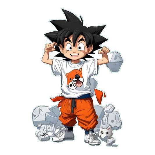 Kid Goku Streetwear Premium Vinyl Stickers