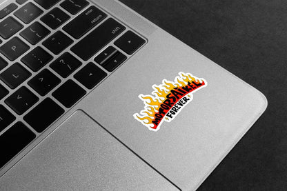 Motorsaikel Forever Premium Vinyl Stickers