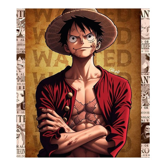 Monkey D. Luffy Wanted Poster Premium Vinyl Stickers