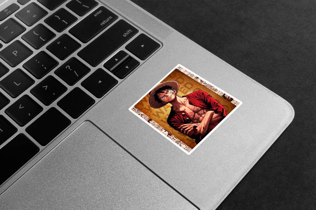 Monkey D. Luffy Wanted Poster Premium Vinyl Stickers