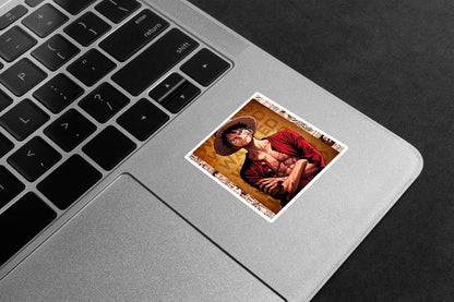Monkey D. Luffy Wanted Poster Premium Vinyl Stickers