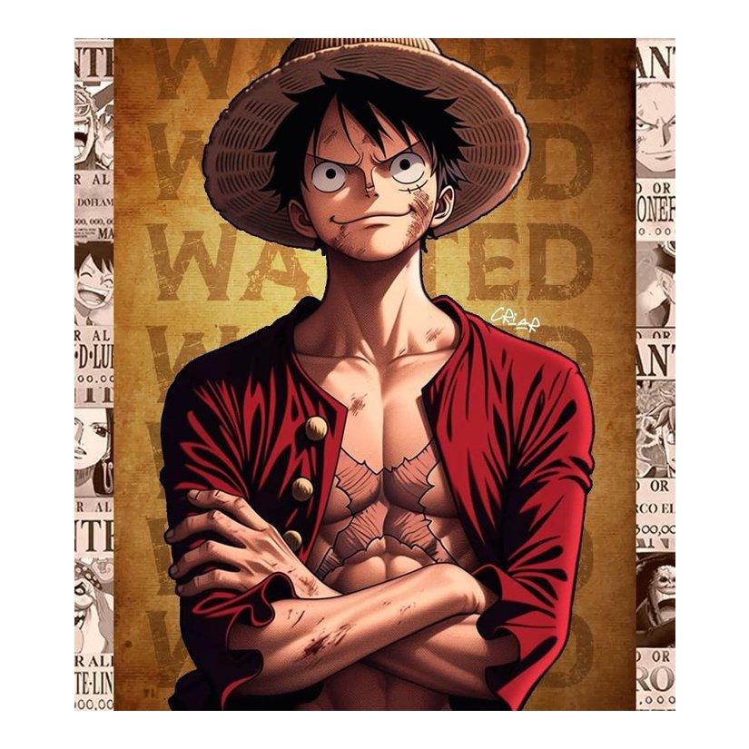 Monkey D. Luffy Wanted Poster Premium Vinyl Stickers
