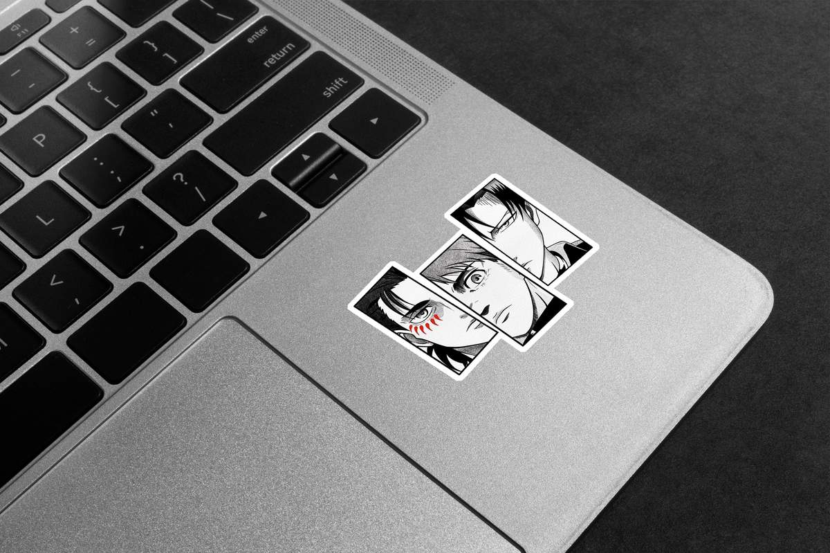 Attack on Titan Manga Panel Premium Vinyl Stickers