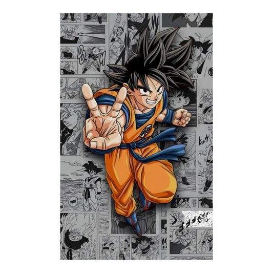 Goku Manga Panel Premium Vinyl Stickers