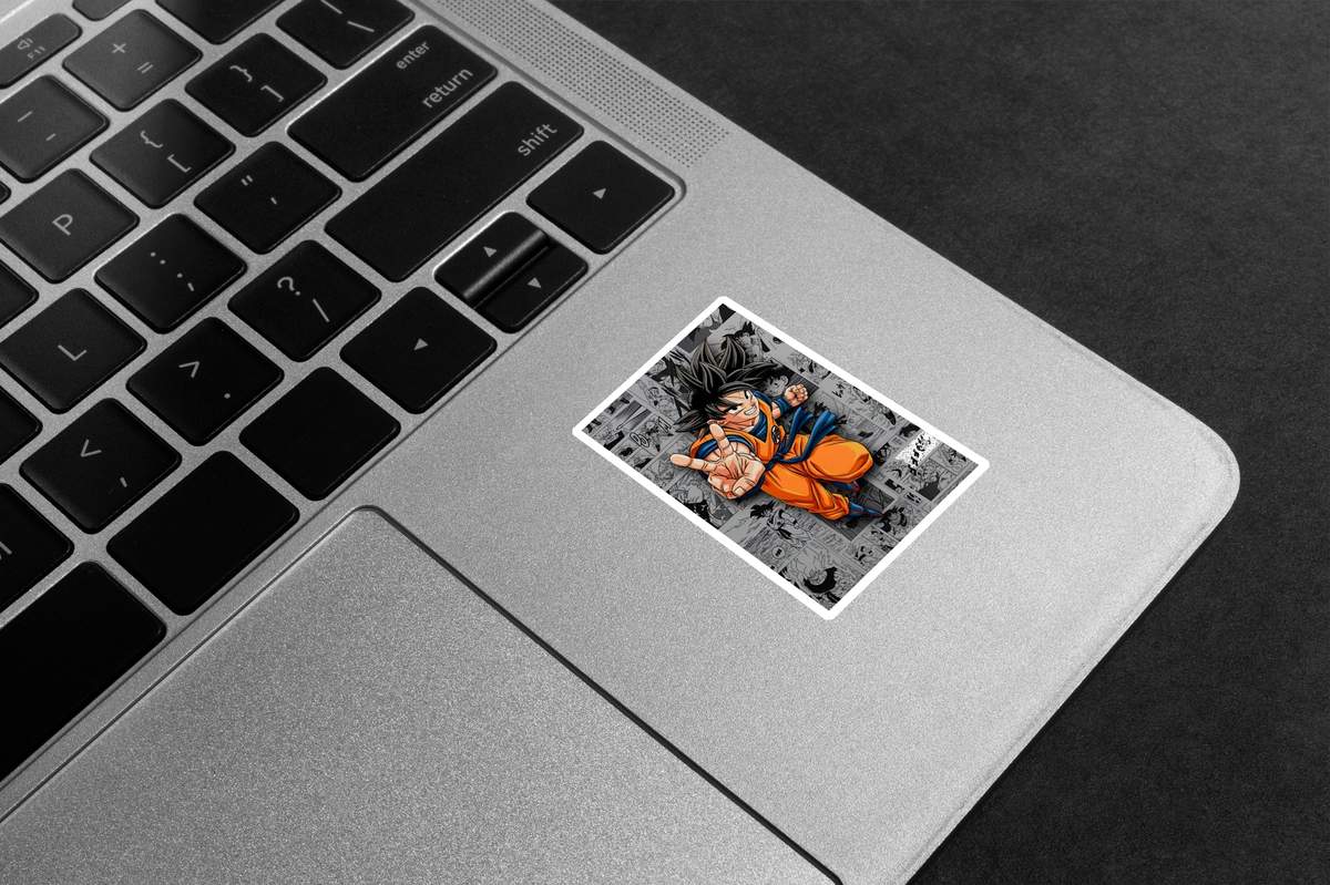 Goku Manga Panel Premium Vinyl Stickers