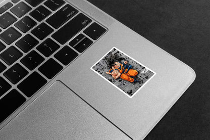 Goku Manga Panel Premium Vinyl Stickers