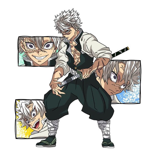 Sanemi Shinazugawa Demon Slayer Premium Vinyl Stickers