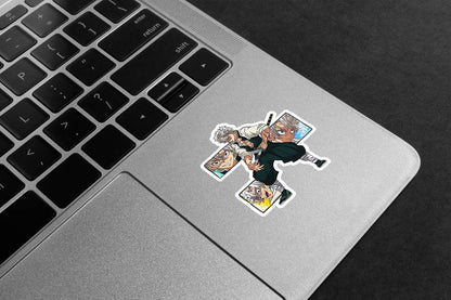 Sanemi Shinazugawa Demon Slayer Premium Vinyl Stickers