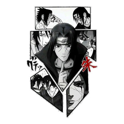 Itachi Uchiha Collage Premium Vinyl Stickers