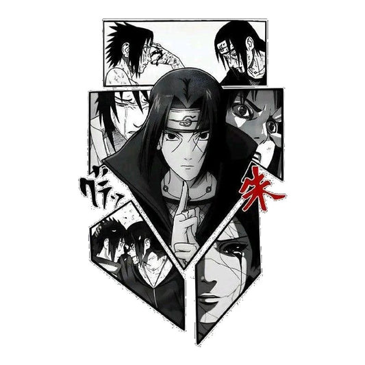 Itachi Uchiha Collage Premium Vinyl Stickers
