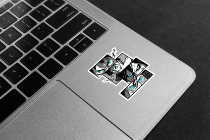 Eren Yeager Titan Forms Premium Vinyl Stickers