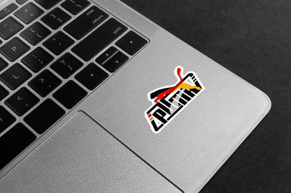 Puma Germany Flag Parody Premium Vinyl Stickers