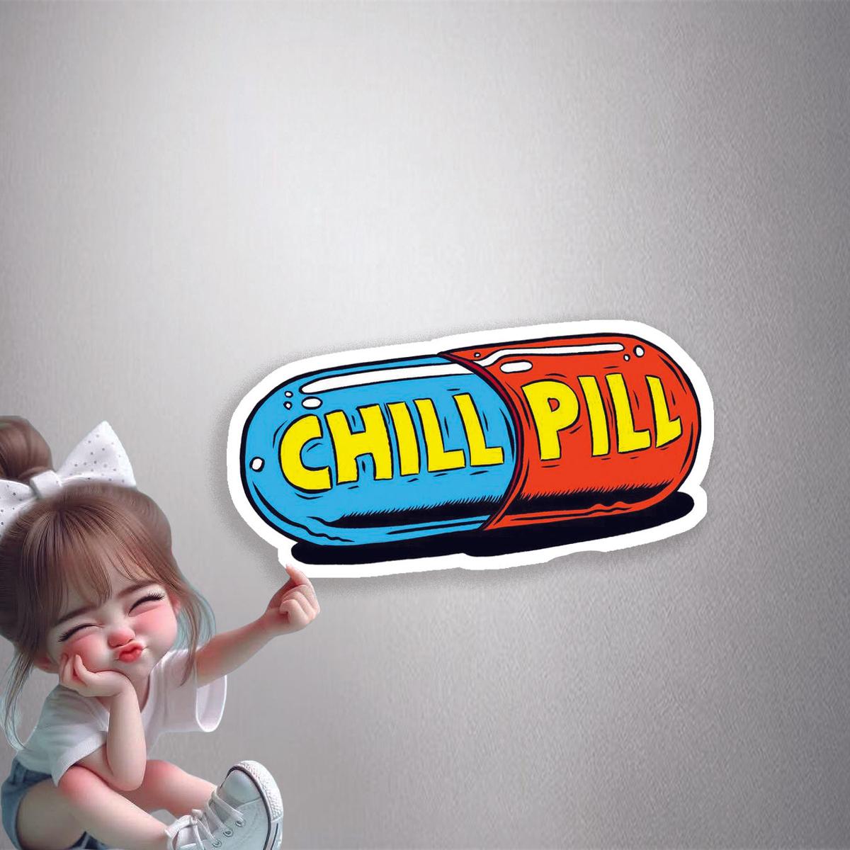 Chill Pill Premium Vinyl Stickers