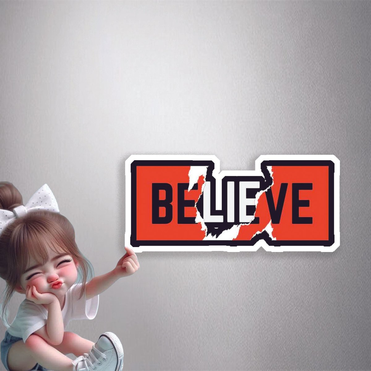 Broken Believe Premium Vinyl Stickers