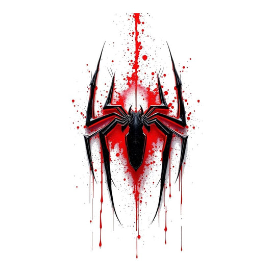 Blood Splatter Spider Premium Vinyl Stickers