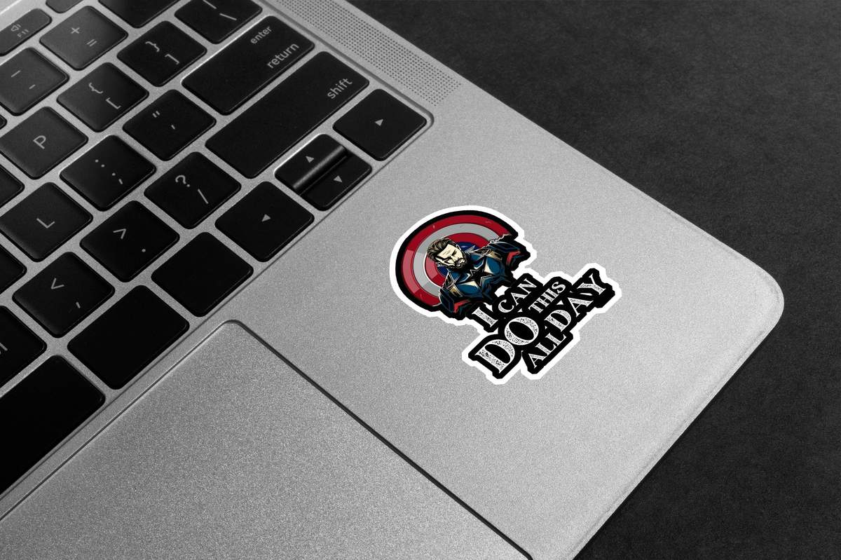 I Can Do This All Day Premium Vinyl Stickers