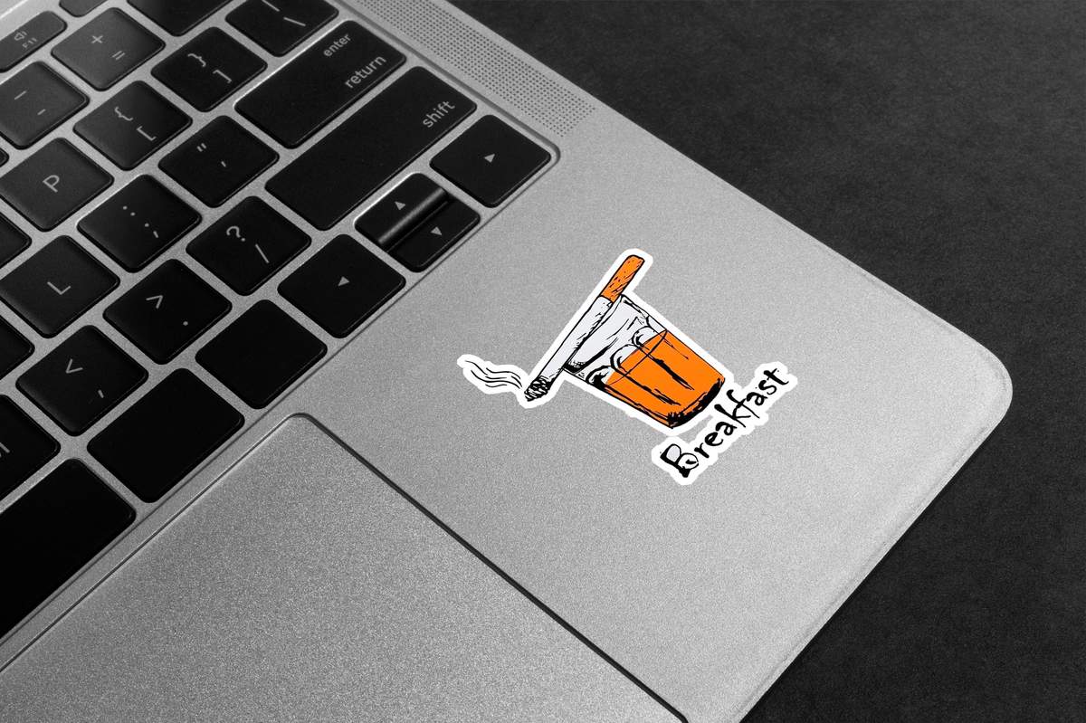 Chai Sutta Breakfast Premium Vinyl Stickers