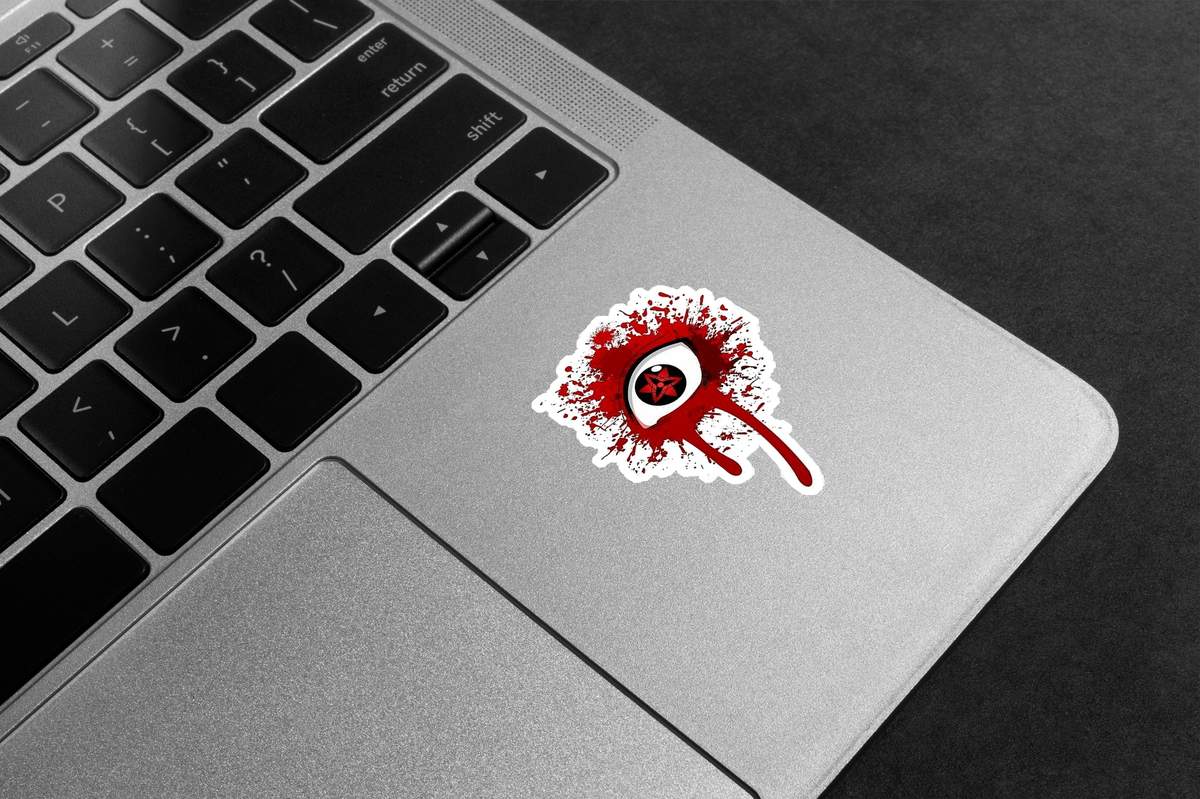 Bleeding Mangekyo Sharingan Premium Vinyl Stickers