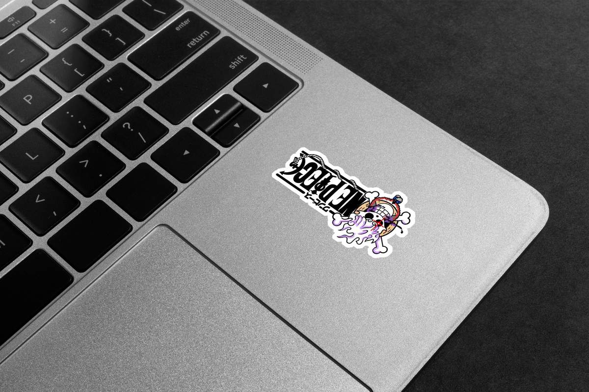 One Piece Gear 5 Jolly Roger Premium Vinyl Stickers