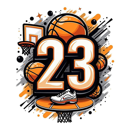 Basketball 23 Premium Vinyl Stickers