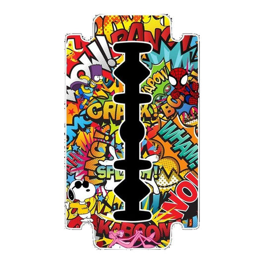 Comic Book Razor Blade Premium Vinyl Stickers