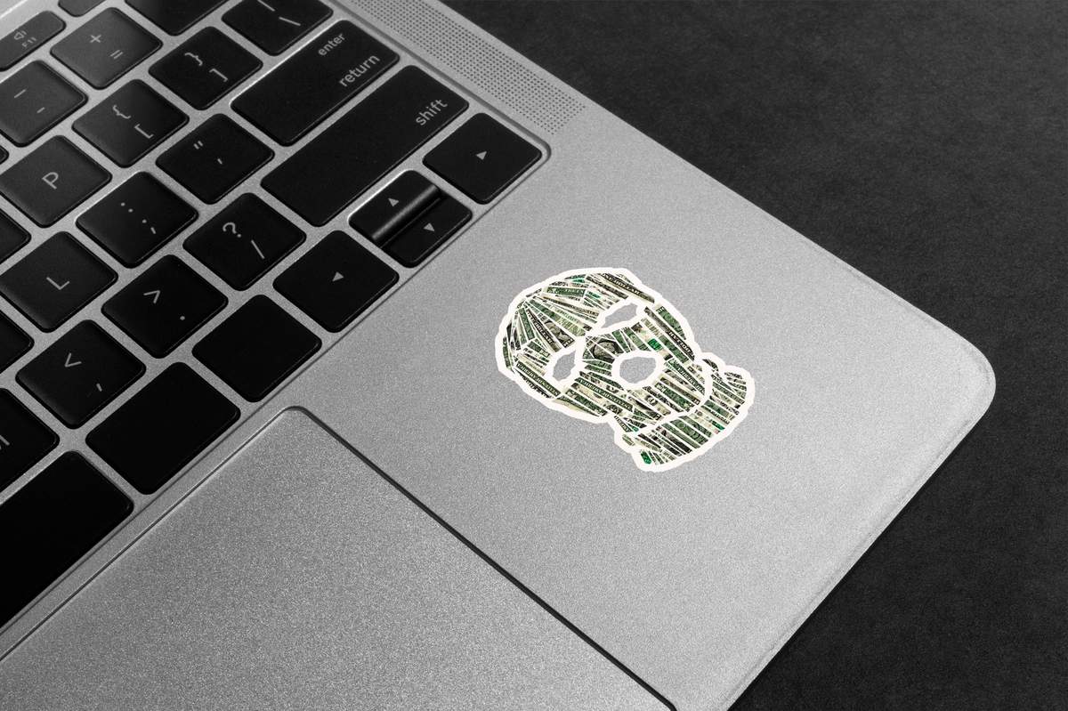 Money Heist Ski Mask Premium Vinyl Stickers
