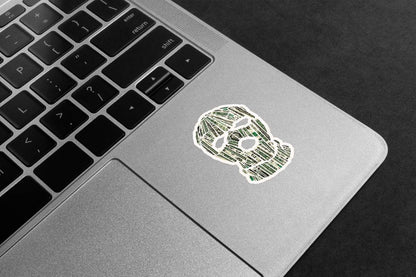 Money Heist Ski Mask Premium Vinyl Stickers