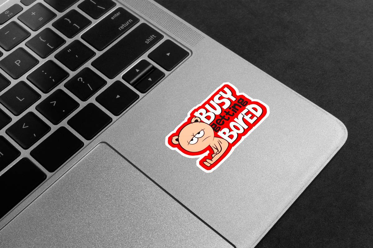 Busy Getting Bored Premium Vinyl Stickers