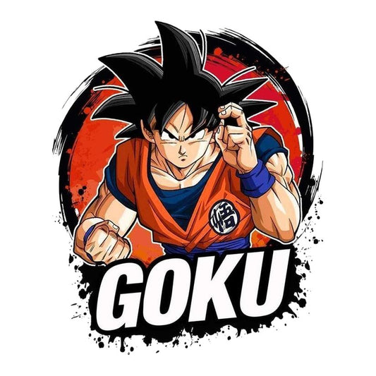 Goku Splash Art Premium Vinyl Stickers