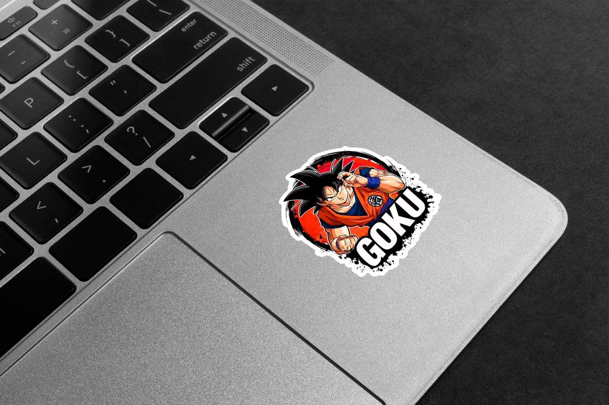 Goku Splash Art Premium Vinyl Stickers