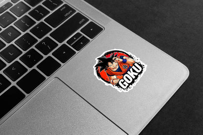 Goku Splash Art Premium Vinyl Stickers