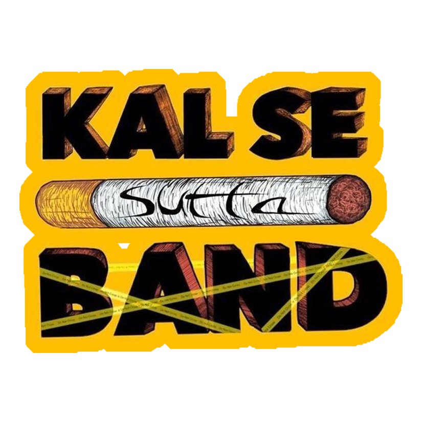 Kal Se Sutta Band Premium Vinyl Stickers