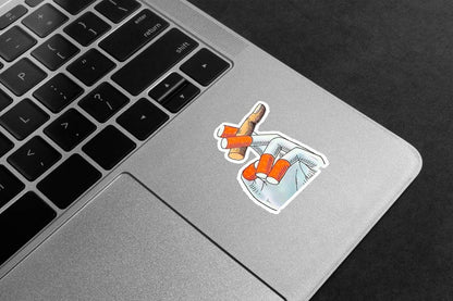 Cigarette Fingers Premium Vinyl Stickers