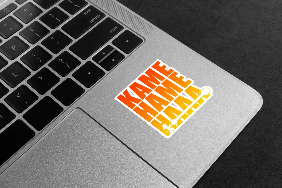 Kame Hame Haaa Premium Vinyl Stickers