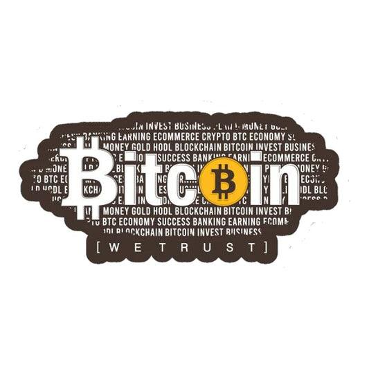 In Bitcoin We Trust Premium Vinyl Stickers