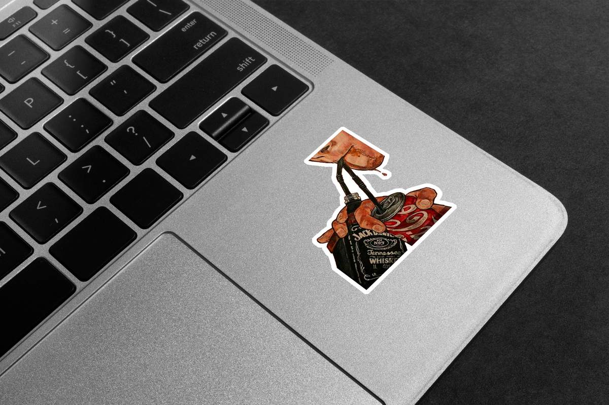 Jack and Coke Premium Vinyl Stickers