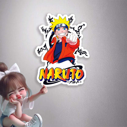 Naruto Fist Bump Premium Vinyl Stickers