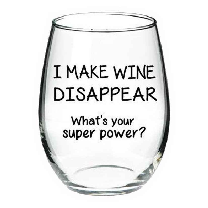 I Make Wine Disappear Premium Vinyl Stickers