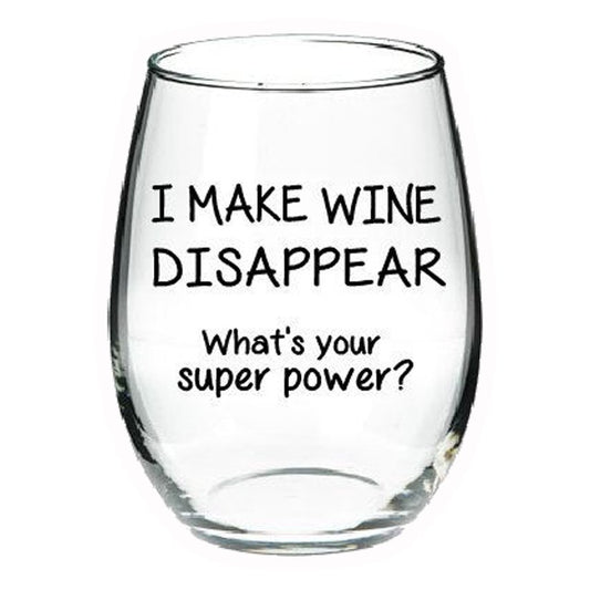 I Make Wine Disappear Premium Vinyl Stickers