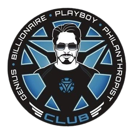 Genius, Billionaire, Playboy, Philanthropist Club Premium Vinyl Stickers