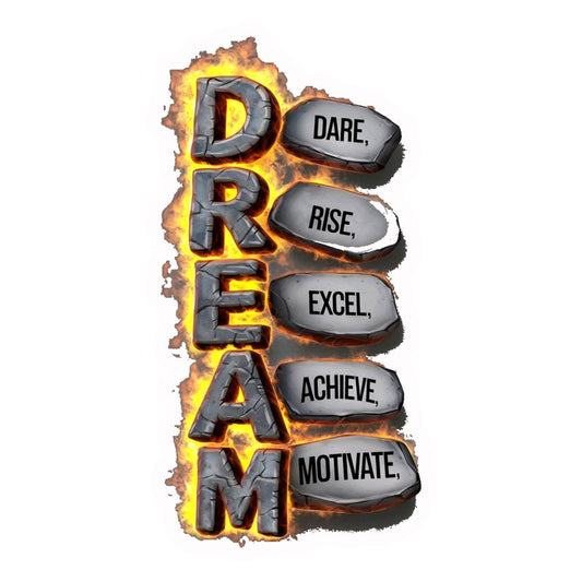 DREAM Acronym Premium Vinyl Stickers
