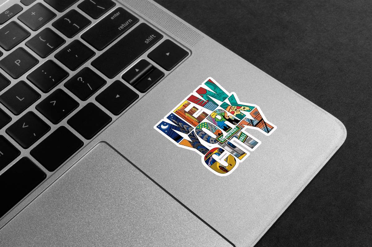 New York City Collage Premium Vinyl Stickers