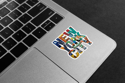 New York City Collage Premium Vinyl Stickers