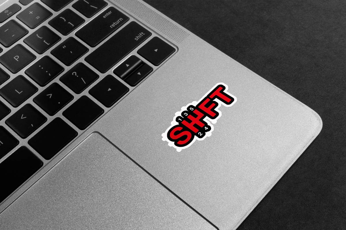 Shift Manual Gearbox Premium Vinyl Stickers