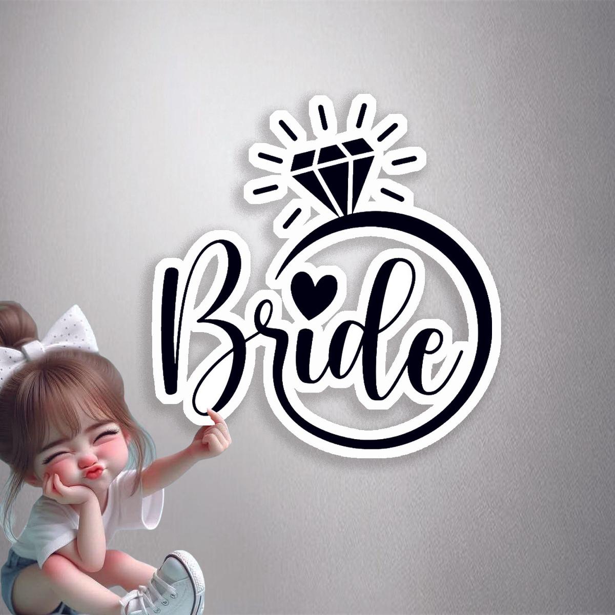 Bride Diamond Ring Premium Vinyl Stickers