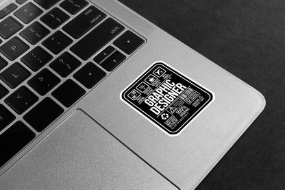Graphic Designer Label Premium Vinyl Stickers