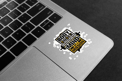 Body Under Construction Premium Vinyl Stickers