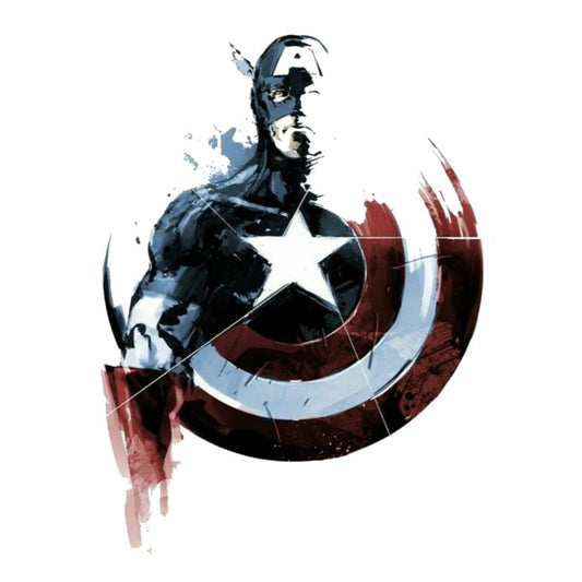 Captain America Abstract Art Premium Vinyl Stickers
