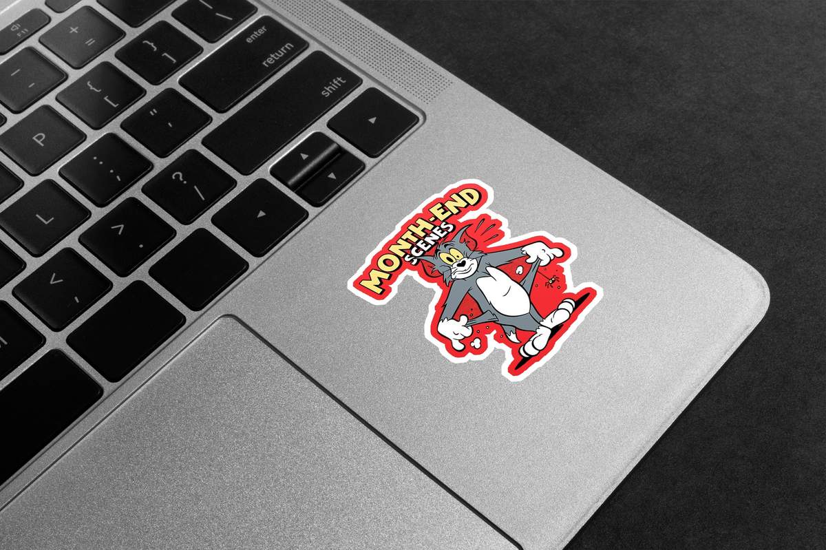 Month-End Scenes Premium Vinyl Stickers