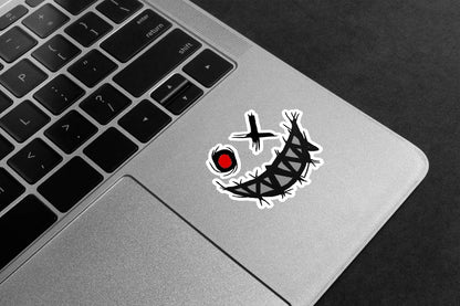 Creepy Smile Premium Vinyl Stickers